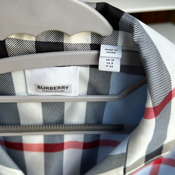 Authentic Burberry Silk Tierney Bowling Pajama Shirt - Picture 5 of 8